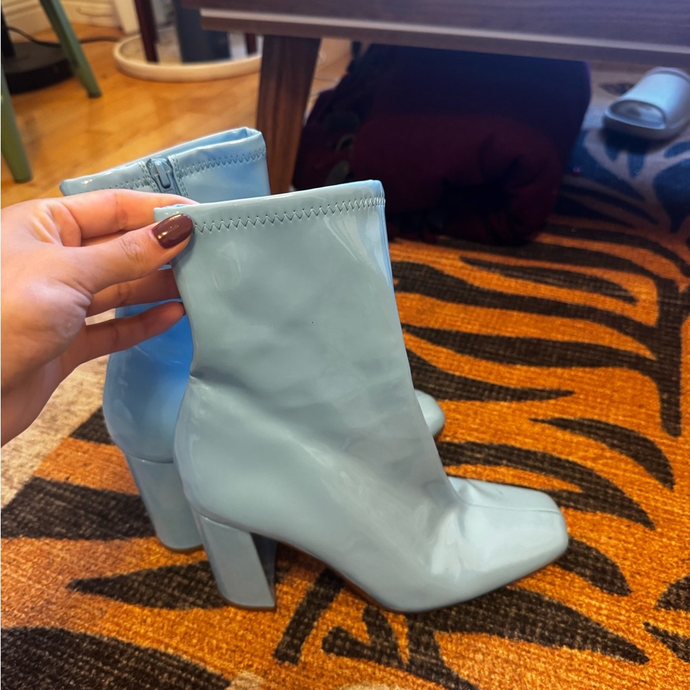 Steve Madden Light Blue Heeled Boots